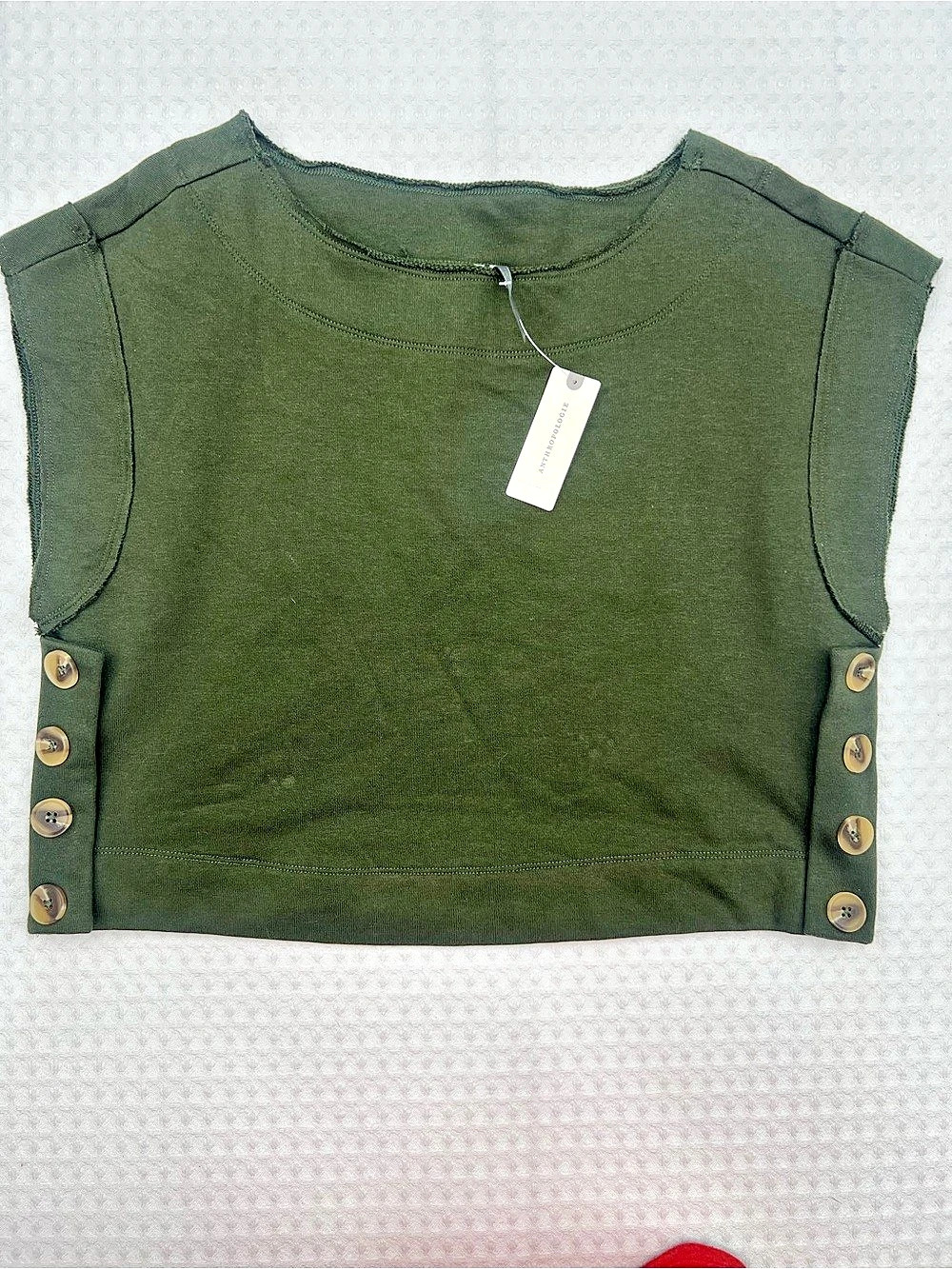 Anthropologie Olive Sleeveless Top Size XS NWT